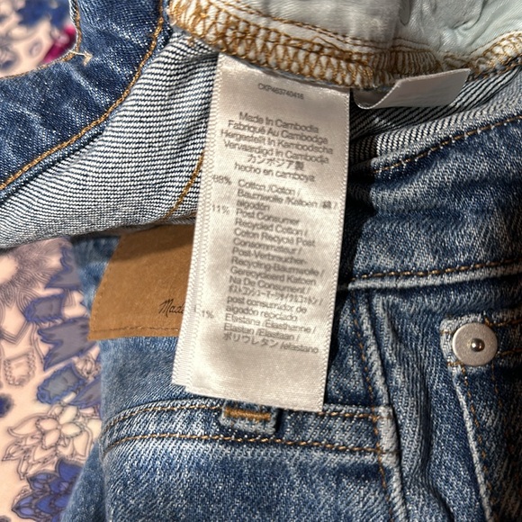 Madewell The Perfect Vintage Jean Straight Leg Denim Blue Jeans - Picture 11 of 11